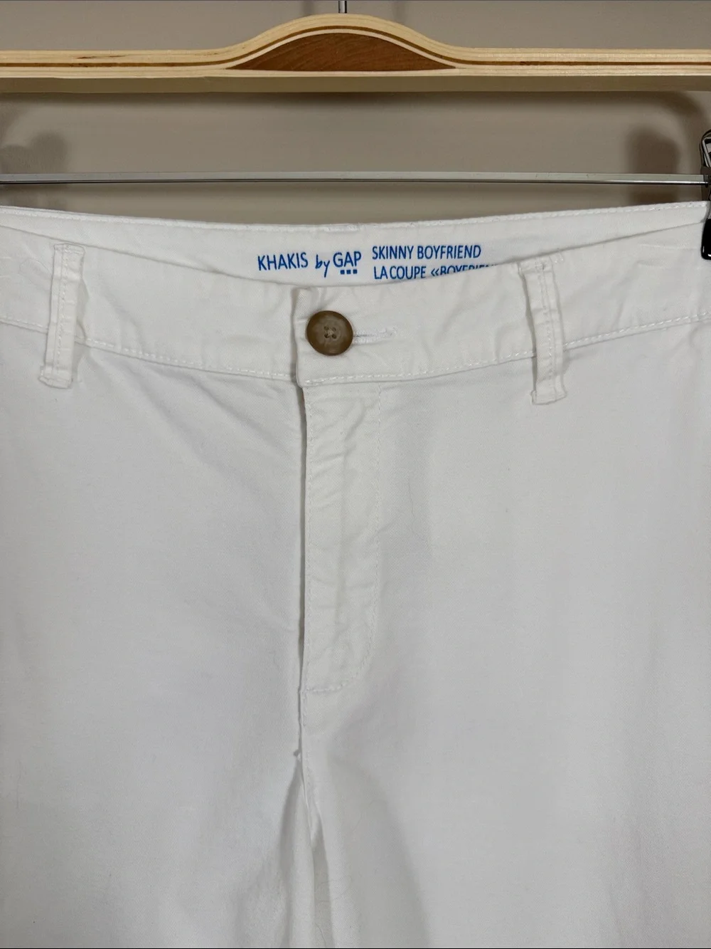 GAP White Skinny Boyfriend Chinos - Picture 2 of 5